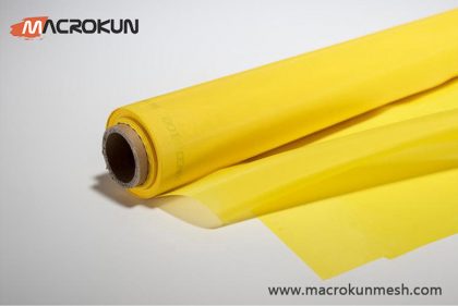 140T-34 Yellow Color Bolting Cloth For Screen Printing