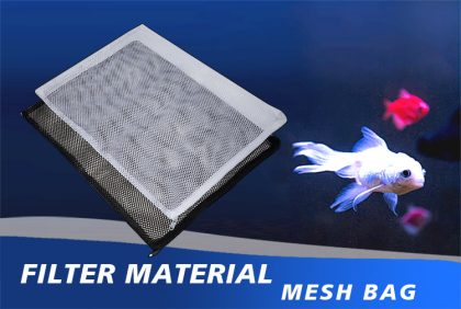 Polyester mesh filter bag for fish tank