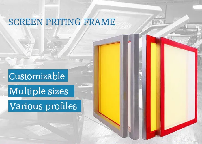 Screen printing frame