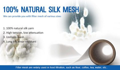 100% Natural Silk Mesh Filter Fabrics – The Ultimate Choice for Premium Liquid & Gas Filtration